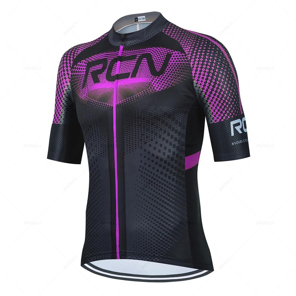 2026 Neues RCN Team Radtrikot Set Radbekleidung MTB Fahrradkleidung Uniform Maillot Ropa Ciclismo Herren Radsport Fahrrad Anzug 5XL