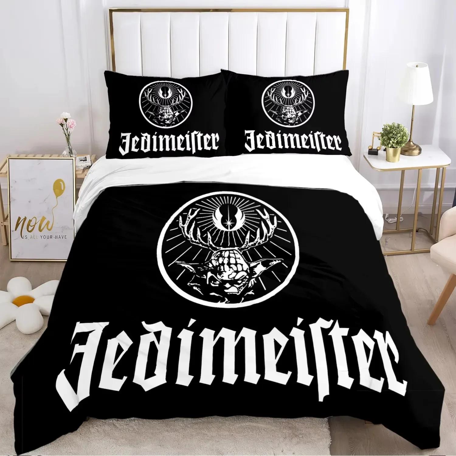 Neue J-Jagermeister Hirsch Bettwäsche Kawaii Decke Bettwäsche-Sets Weiche Bettbezüge und Kissenbezüge Einzel Doppel Queen King EU King 240x220cm