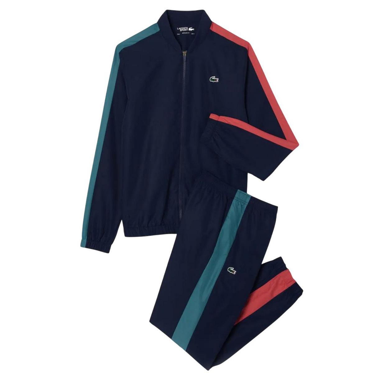 Lacoste Herren Tennis Trainingsanzug XS schwarz