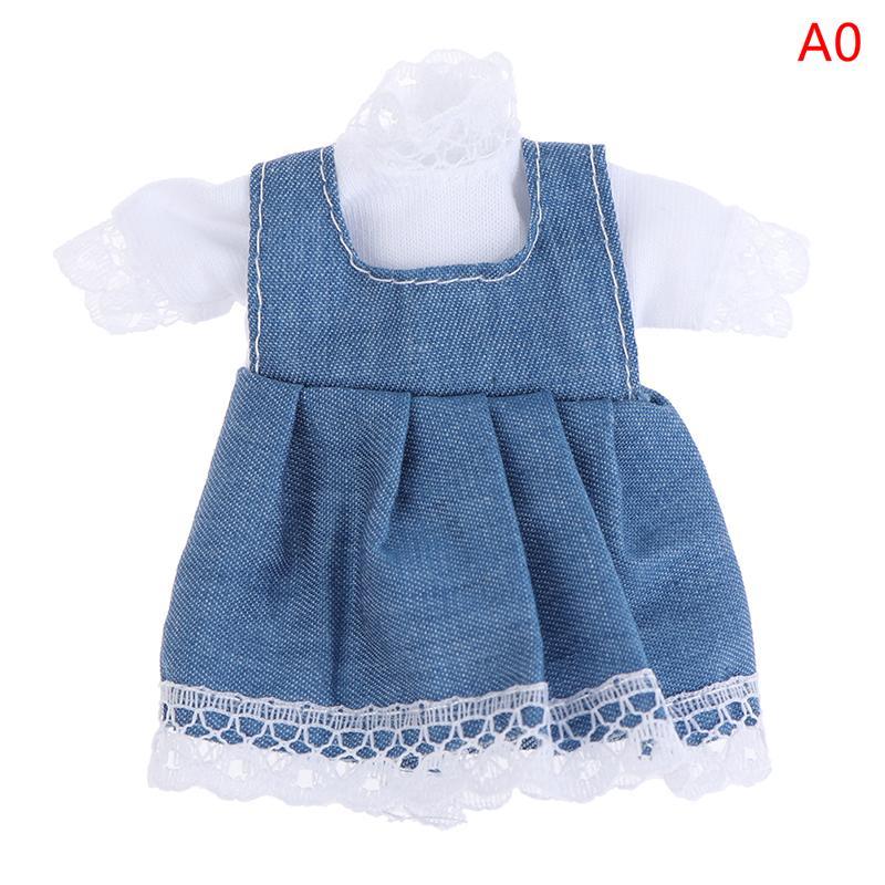 Mode 1:8 Puppenhaus Mini Puppe Kleidung Rock Anzug Kinder Diy Puppe Kleid Mädchen Spielzeug A0
