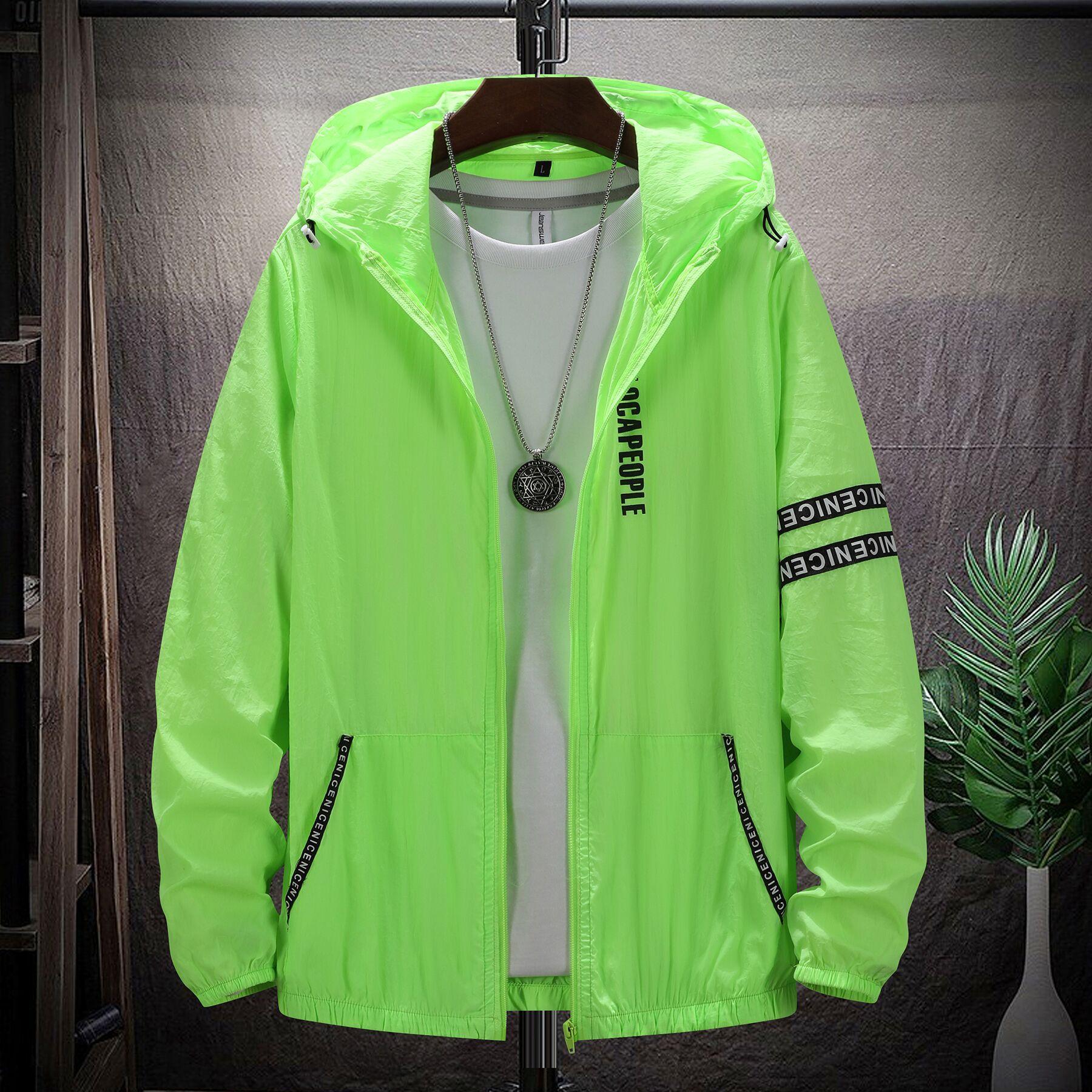 Sommer Fett Plus Größe Ice Silk Sonnenschutz Kleidung Dünne Kapuze Haut Kleidung Sommer Outdoor Angeln Kleidung Mantel XXL