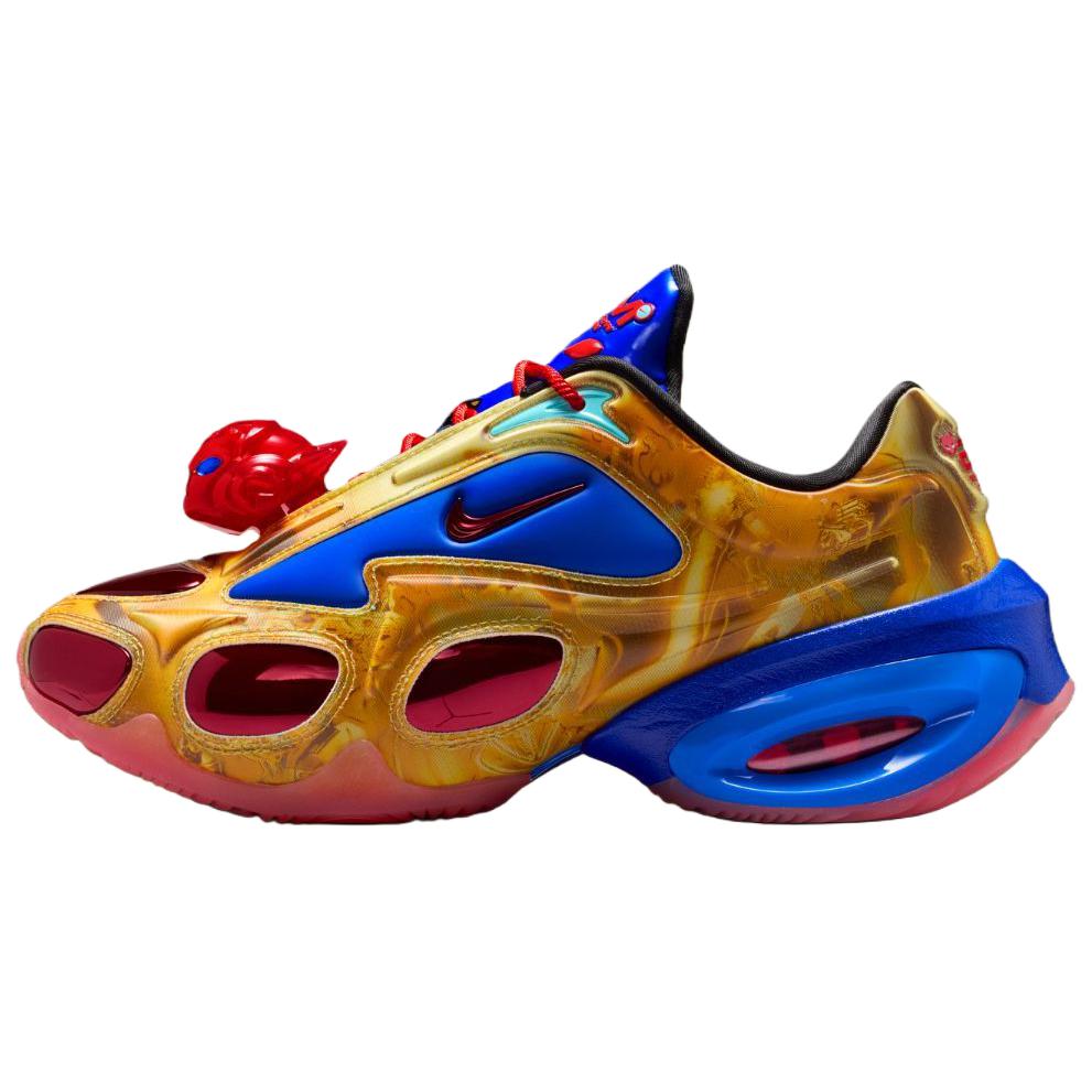 Windowsen x Nike Air Max Muse Metallic Gold Damen Sneaker Chile-Rot Clearwater Racer-Blau IQ3838-700 38.5