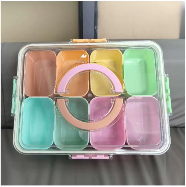 Tragbare 8-Fach Frischhalte-Bento-Box für Gewürze & Würzmittel