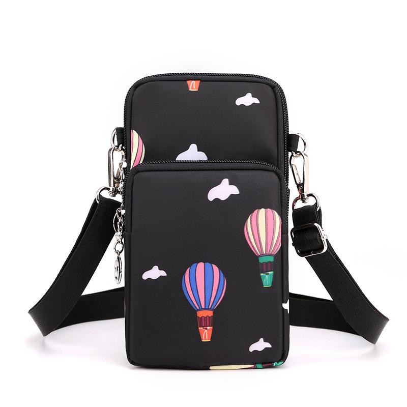 Neue Damen-Handytasche aus Nylon, Handytasche, Münzgeldbörse, Riemen, Umhängetasche, kleine Umhängetaschen für Damen, Geldbörse, Reisegeldbörse