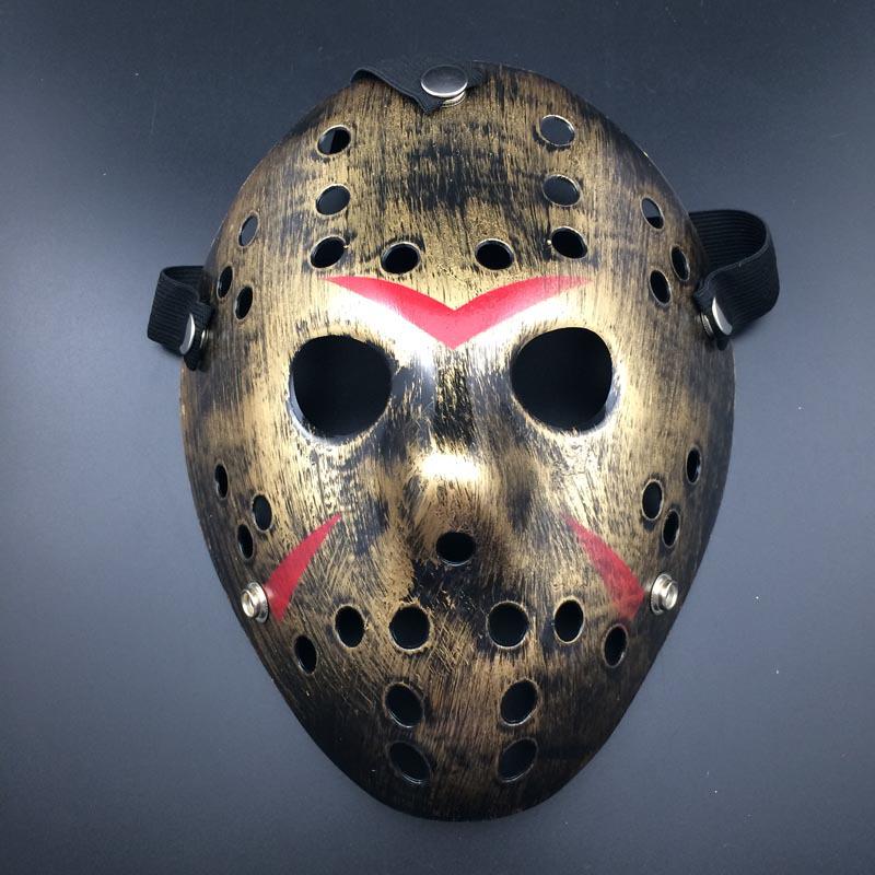 Neuer Stil Jason und Freitag der 13. Horror-Hockey-Cosplay-Kostüm Halloween Cosplay Vollgesichtsmaske