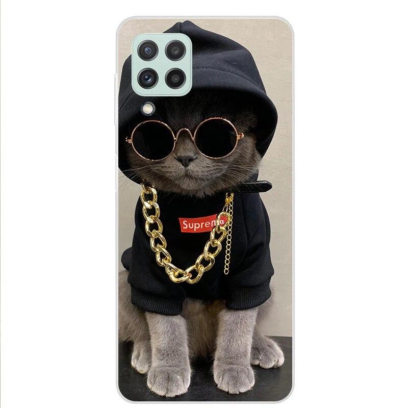 Für Samsung Galaxy M22 M32 4G Fall Telefon Zurück Abdeckung Für Samsung M22 Weichen Fall Für Samsung M32 4G M 22 32 schwarz tpu fall 6,4 zoll Samsung M32 4G