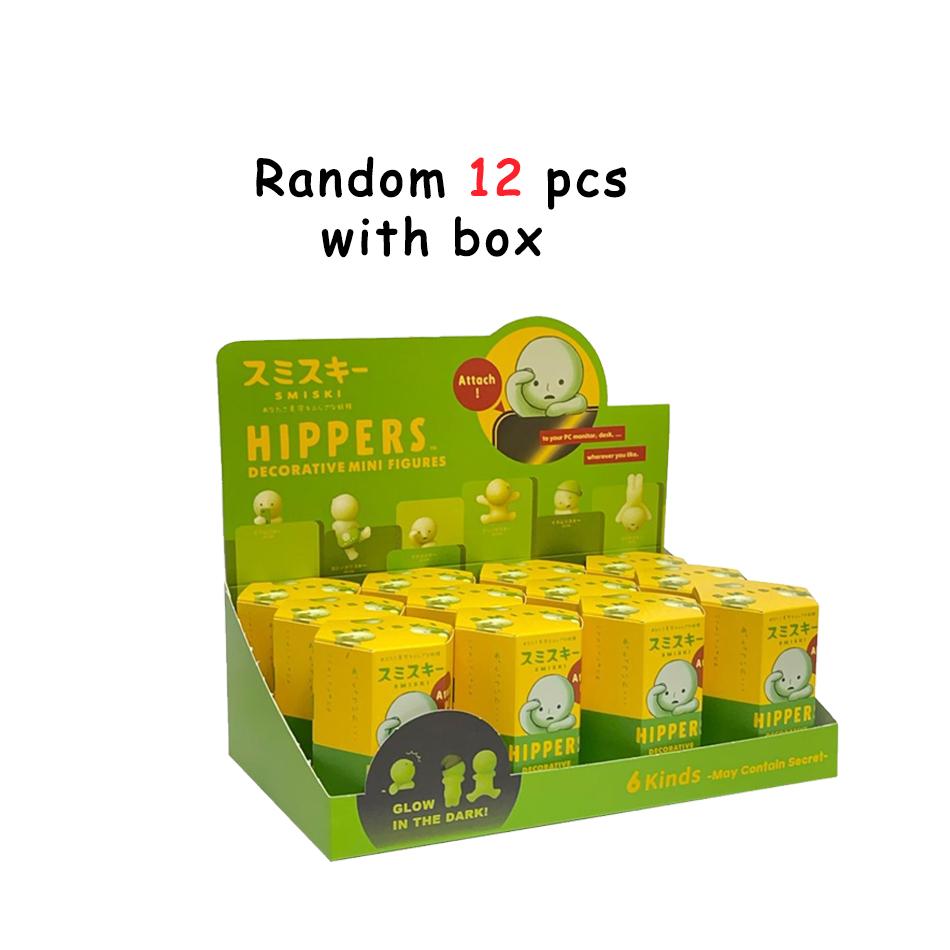 Smiski HIPPERS Leuchtende Dekorative Mini-Figuren Blind Box Smiski Hippers Serie Sammlung Leuchtet im Dunkeln Mystery Box Freund Geschenk
