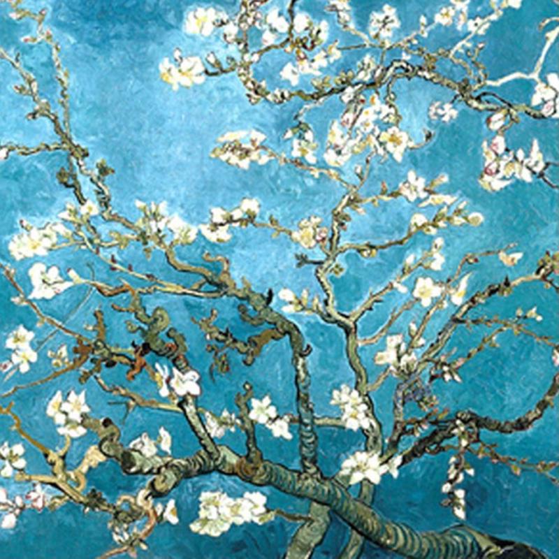 Diamantmalerei, Kristall, rund, Diamantmalerei, blühender Baum, Kreuzstich, Handarbeit, Heimdekoration 30x30CM