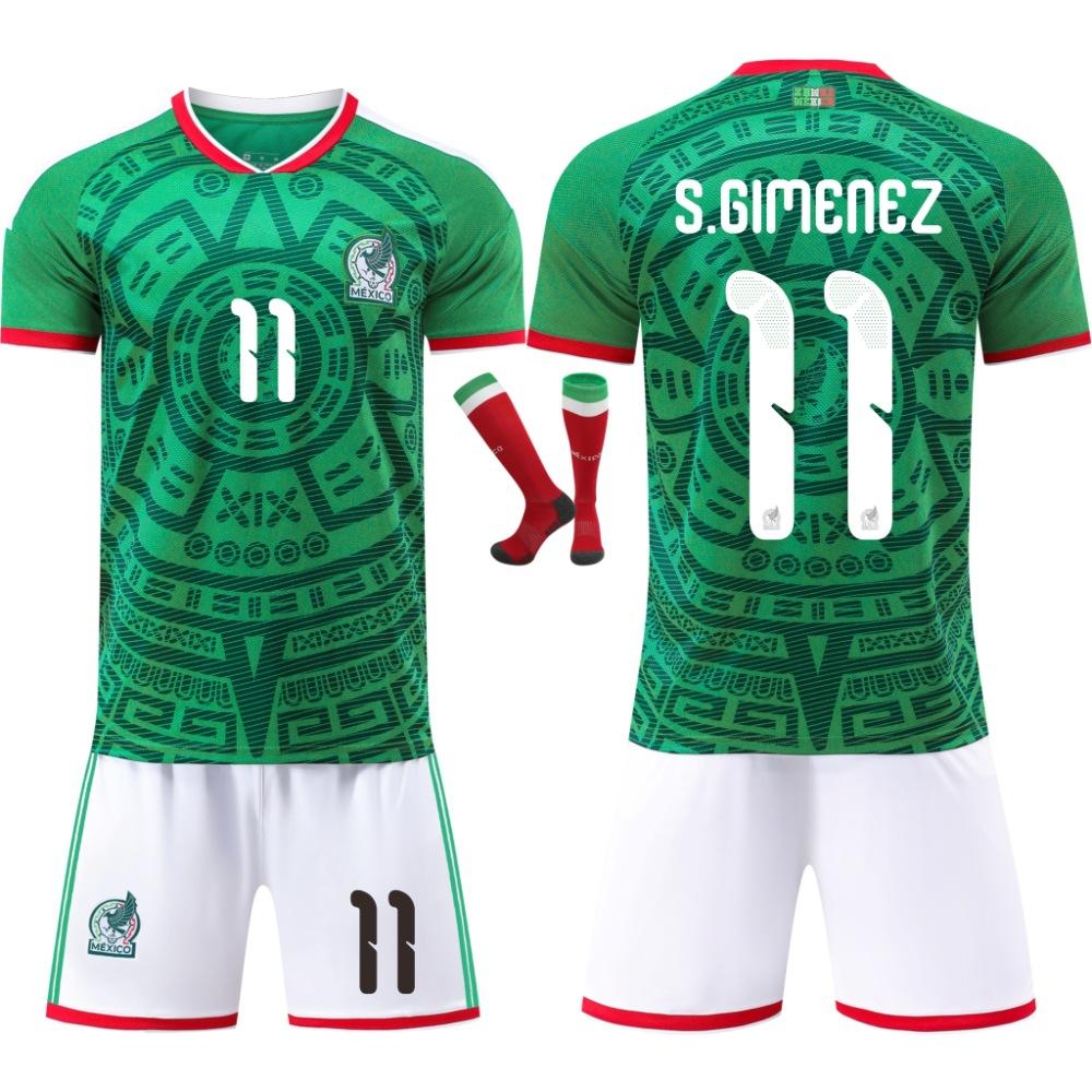 2026 FIFA Fussball-Weltmeisterschaft Mexiko Fussballtrikot für Kinder und Erwachsene S.GIMENEZ #11 22