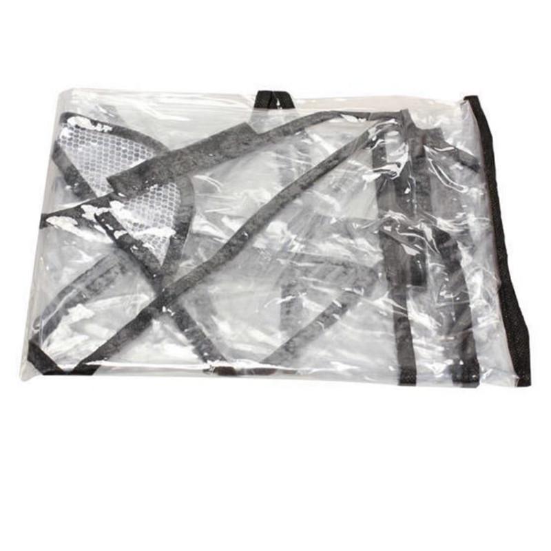 Regenschutz für Doppelkinderwagen, universeller Regenschutz für nebeneinander liegende Kinderwagen, Kinderwagen-Regenmantel, Zwillingskinderwagen-Abdeckung, NEU transparent