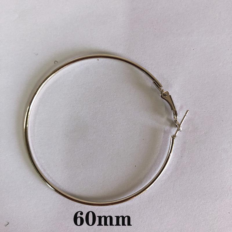 Mode Ohrringe Große Kreis Ohrringe Übertrieben Hop Kreis Ohrring Schmuck Weibliche Große Ohrringe 60mm