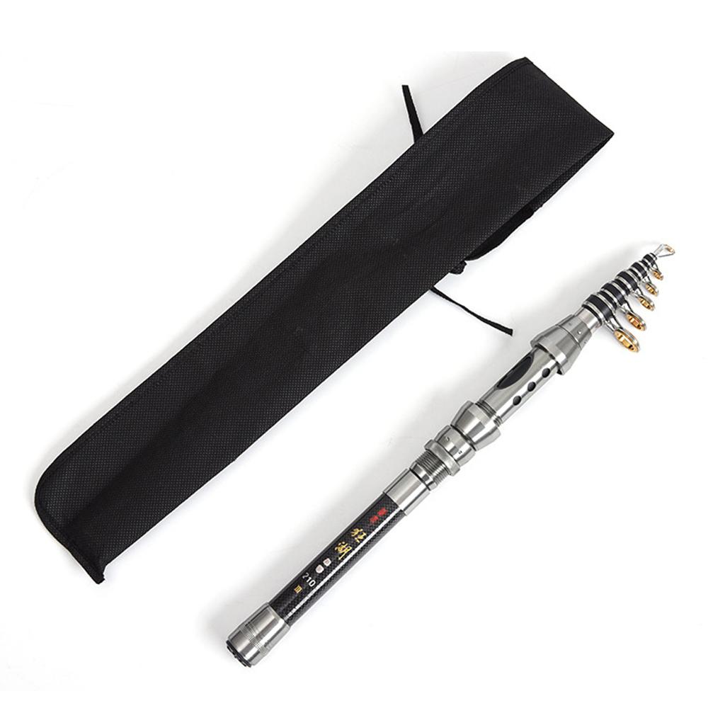 1.5M-2.4M Ultraleichte Carbon Teleskop Angelrute Karpfenruten Salzwasser Süßwasser Professionelle Köder Angelrute Tackle 2.1m 1Pc Rod