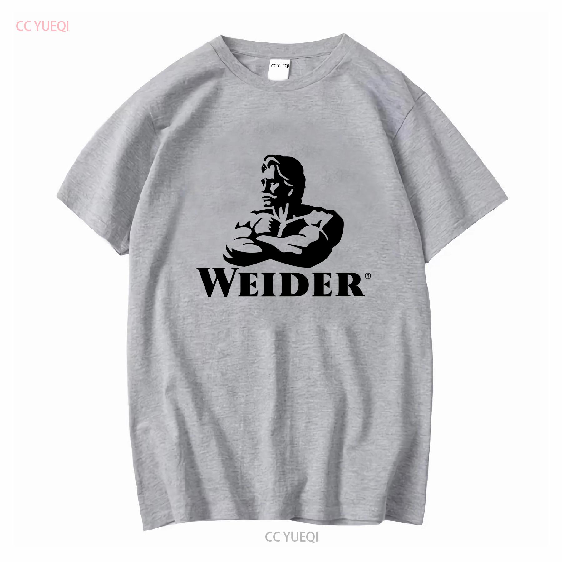 JOE WEIDER Fitness Bodybuilding Softstyle T-Shirt Vintage gewaschene Grafik Unisex Mode Bequem Dehnbar homme M gray