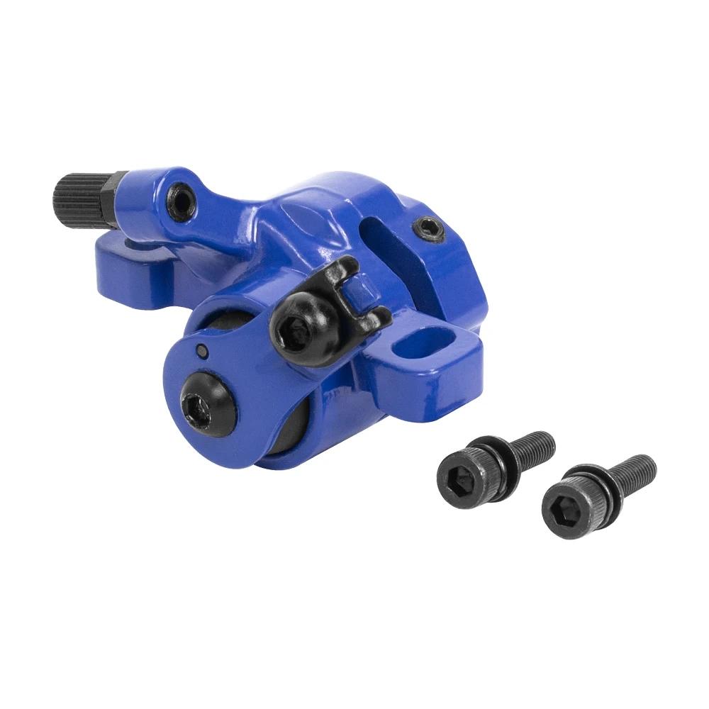 Hinterrad-Scheibenbremse für Xiaomi 4 Pro MI 3 M365 PRO 1S E-Scooter, linke Seite aus Alumium-Legierung, Bremssattel mit Schraube, Zubehör blau