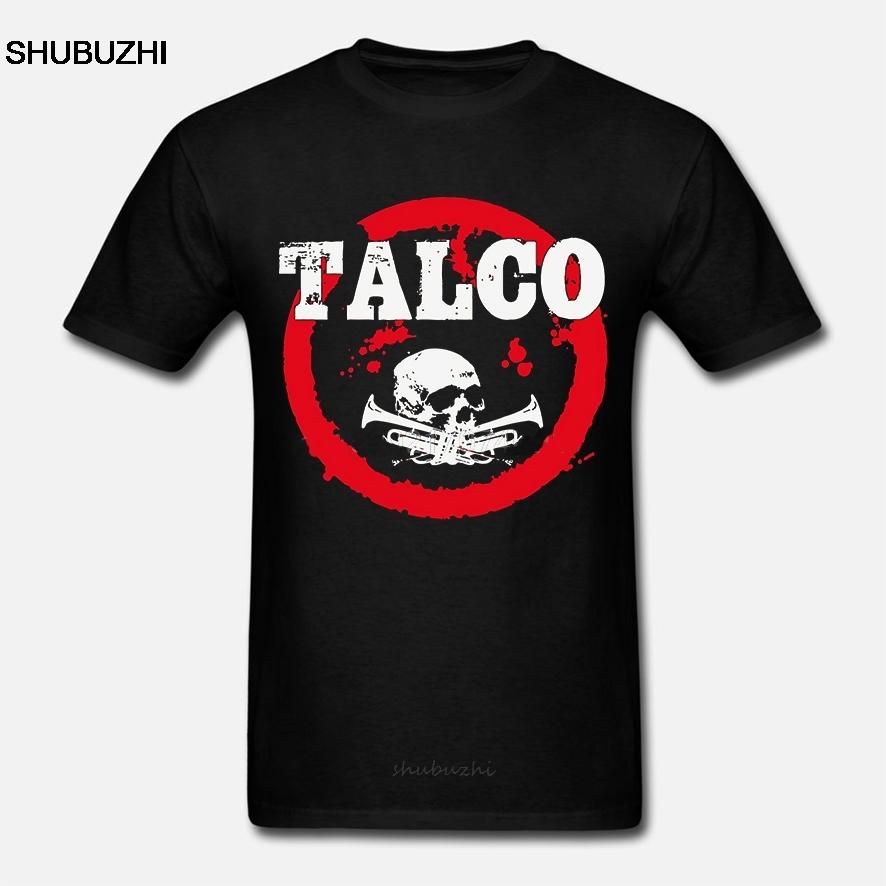 Herren T-Shirt Ska Punk Talco Slim Fit T-Shirt Bedrucktes T-Shirt Tops Mode T-Shirt Herren Baumwolle Marke T-Shirt - Herren Sommer C... XL red