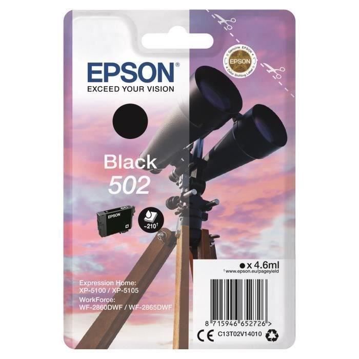 EPSON 502 schwarze Tintenpatrone - Fernglas (C13T02V14020)
