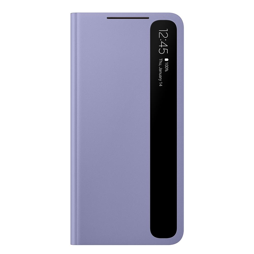 Smart View Spiegel Flip Case Hülle für Samsung Galaxy S21 Samsung Galaxy S21+S21 Plus Smart Clear View Hülle For Galaxy S21 Plus Violett