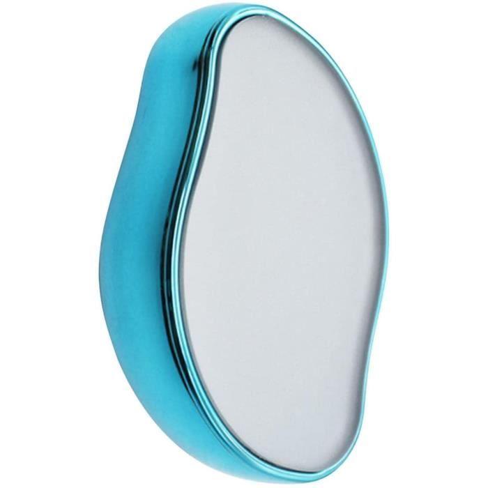 Épilateur Kristall-Haarradierer | Physique Indolore Epilierer für Frauen | Epilation ohne Rasur, Pflege und Co (Blau)