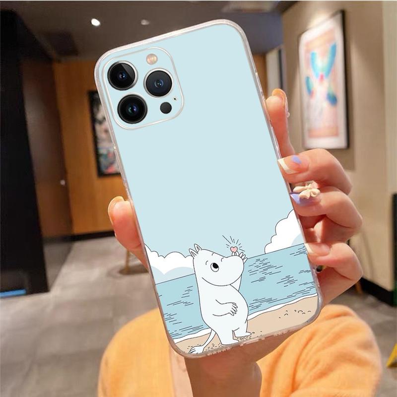 Telefon Fall Für iphone 14 13 12 11 Pro Max XS XR X 12mini 14 Plus SE Mumin Handy fall Funda Capa Zelle iphone 14