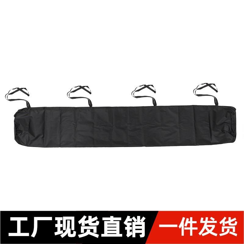 Grenzüberschreitende Oxford-Stoff-Markise für die Terrasse im Freien, Markise, wasserdichte Abdeckung, einziehbarer Rollladen schwarz