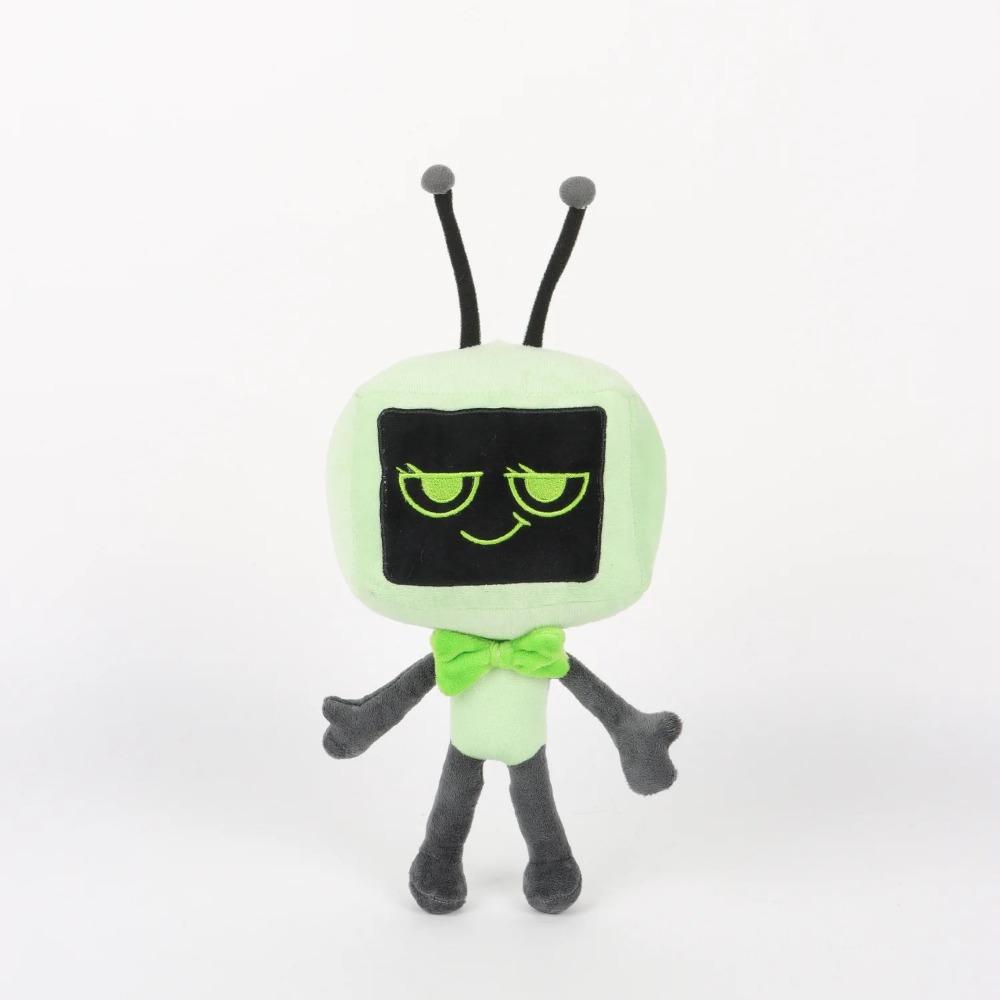 Dandy's World Plüschtiere Horrorspiel Dandys World Plushie Anime Goob Pebble Gefüllte Puppen Dekoration Kissen Weihnachtsgeschenke grün