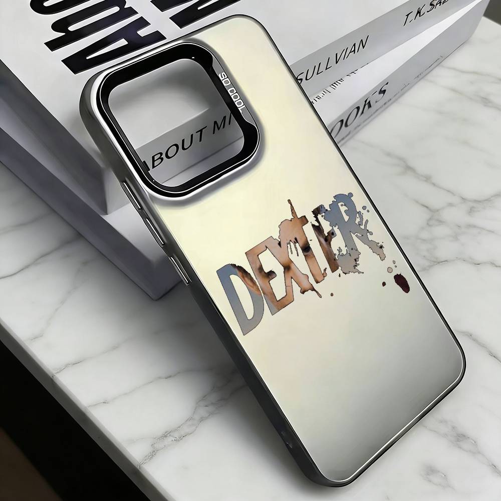 Dexter Morgan Handyhülle Für iPhone 17,16,15,14,13,12,11 Plus,Pro Max,XS,Bunte Silberne Handyhülle Funda Cover iPhone13
