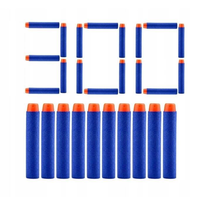 Ersatzpfeile - Nerf - N-Strike Elite - 300 kompatible sichere Pfeile für Kinder ab 8 Jahren blau