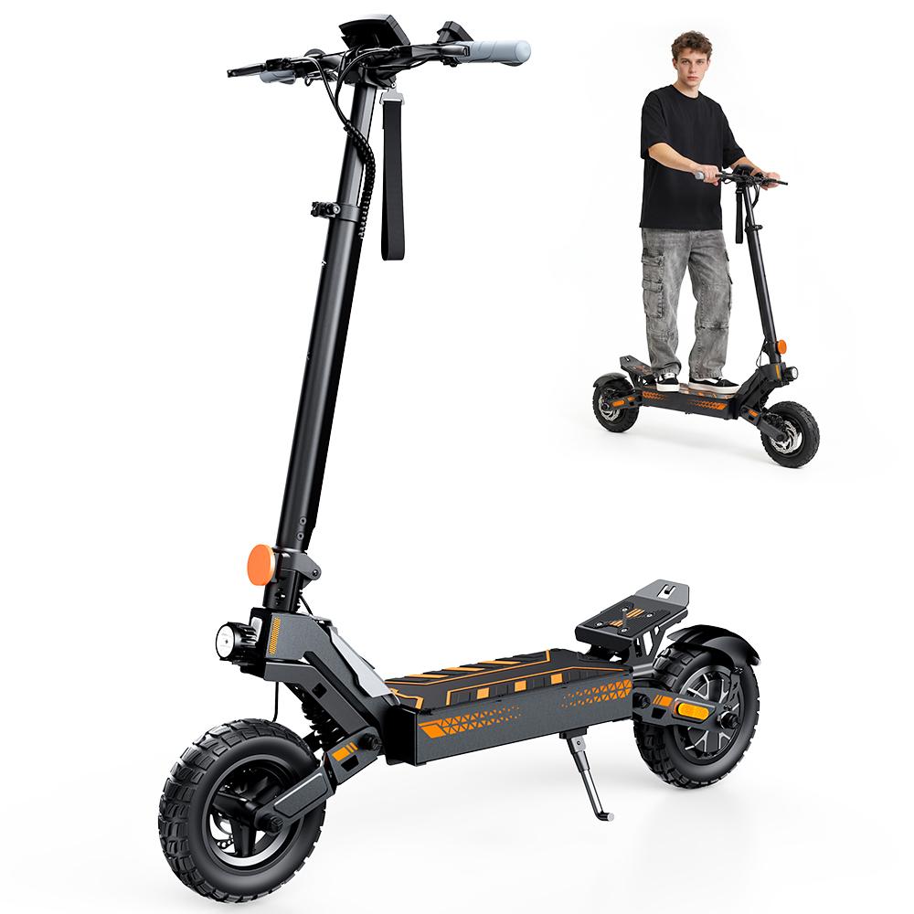 iScooter W10 1200W Motor Elektroroller 48V15Ah Akku 60KM Maximale Reichweite 10 Zoll Offroad-Reifen All-Terrain Erwachsenen E-Scooter
