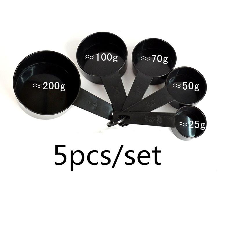5/10 stücke Messwerkzeuge Küche Messlöffel Teelöffel Zucker Scoop Kuchen Backen Mehl Messbecher Küche Messlöffel 5pcs L