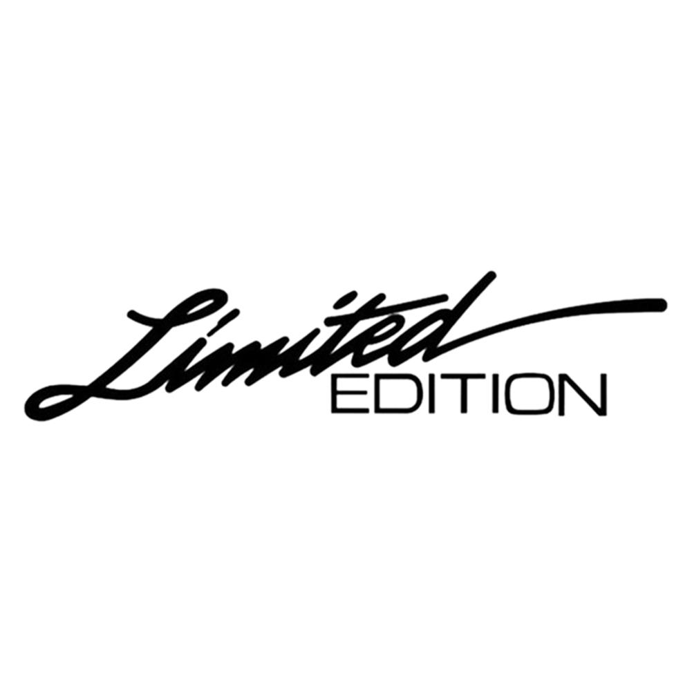 Limited Edition Buchstaben-Autoaufkleber, abnehmbare Karosserie-Stoßstangenaufkleber, Autozubehör schwarz