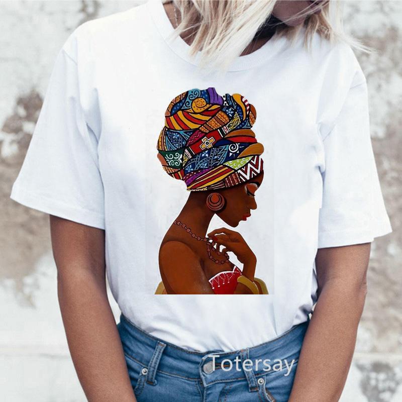 Melanin Bouquet Lustiges Grafik-T-Shirt Damen Urban Black Girl Bedrucktes T-Shirt 90er Best Friend T-Shirt Damen Shirt Kleidung XL