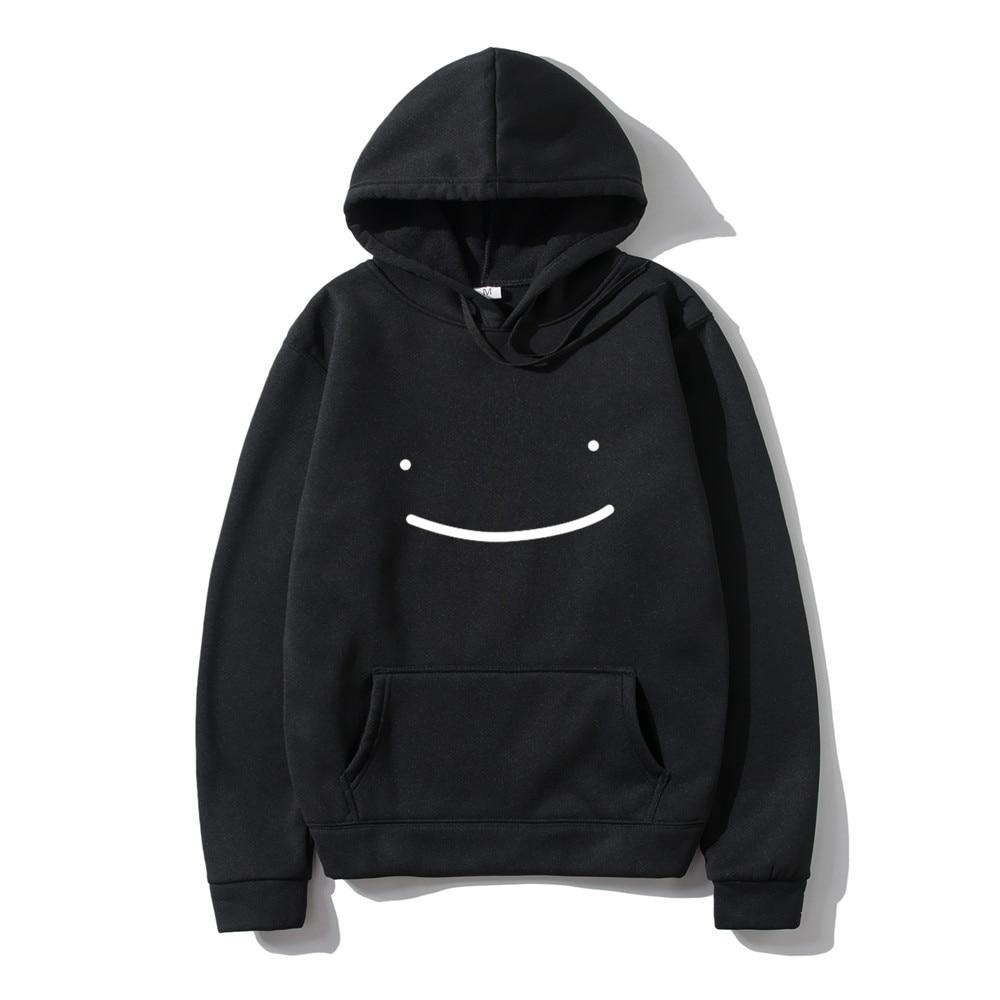 Dream Merch Hoodie Sweatshirts Männer Frauen Pullover Harajuku Tracksui 2021Men's Hoodie Streetwear Casual Mode Übergroße Kleidung M schwarz