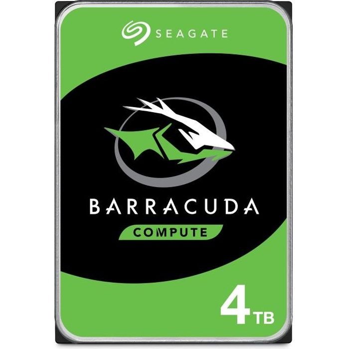 SEAGATE – Interne Festplatte HDD – BarraCuda – 4 TB – 5400 U/min – 3.5