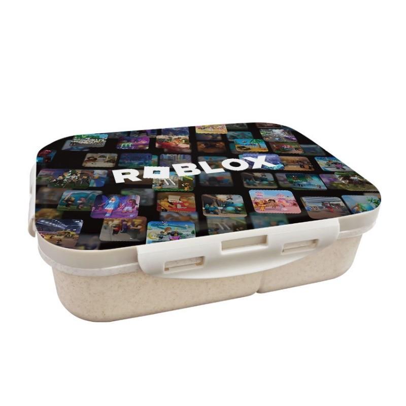 Anime Cartoon Roblox Bedruckte Weizenstroh Lunchbox