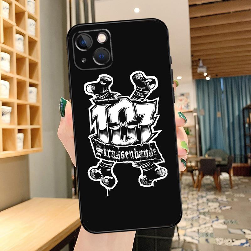 187 Strassenbande Handyhülle Für iPhone 16 17 Pro Max 14 13 12 11 15 Pro Max mini 15 16 Plus 16e 17 Air Cover iPhone 15 Plus