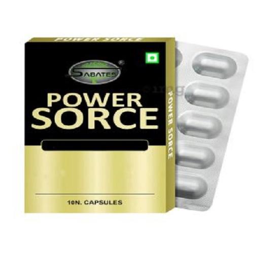 Sabates Power Sorce Capsule 10 Kapseln Sex Booster und Langzeit-Sex Penisvergrößerung