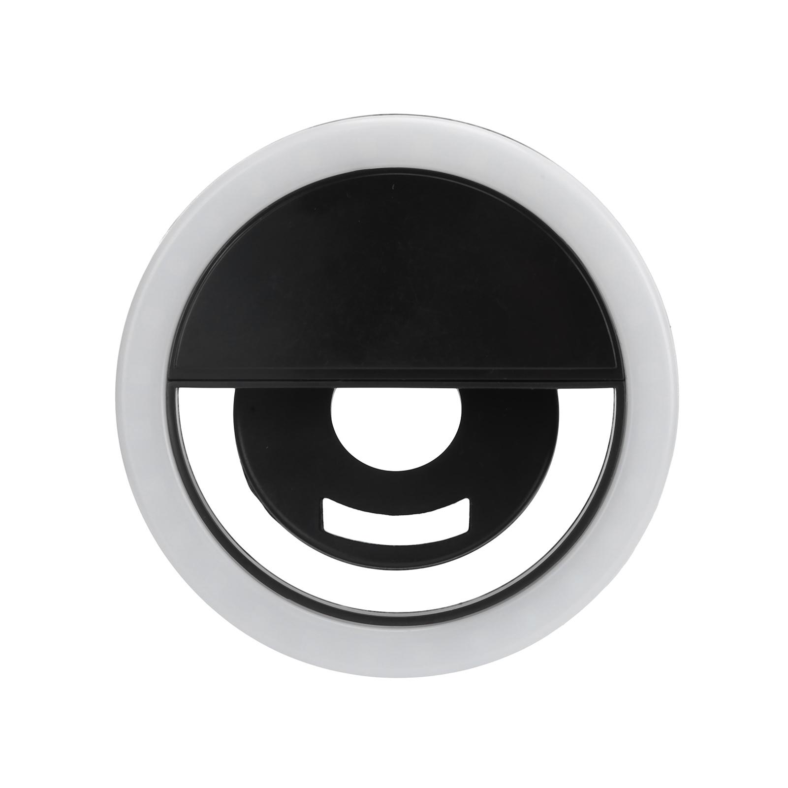 Selfie Ringlicht für Telefon Laptop Tablets Kamera Wiederaufladbares Fotolicht für Selfie