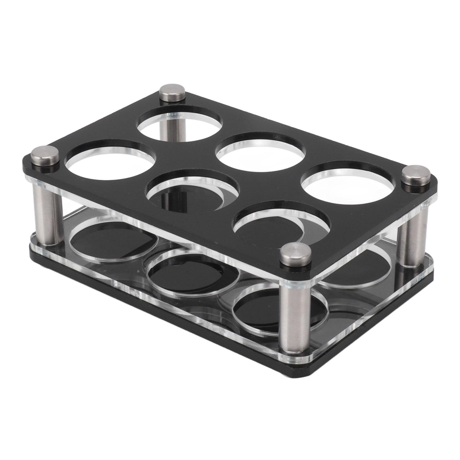 Wein Flaschen Aussteller Acryl Stoßfest Dekorative Wein Flaschen Halter für Hausbar 2X3 6 Kopf Kombination Tasse