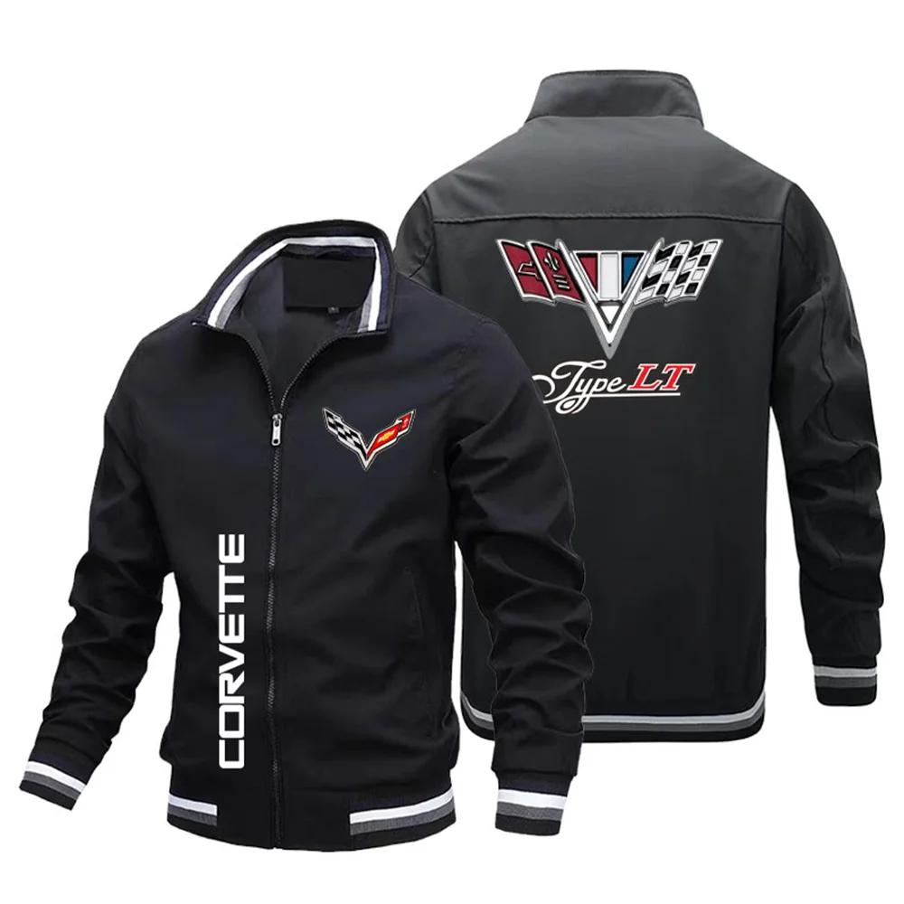 Enganliegende Motorradjacke für Herren mit Logo, hochwertige Marken-Fahrradbekleidung L schwarz