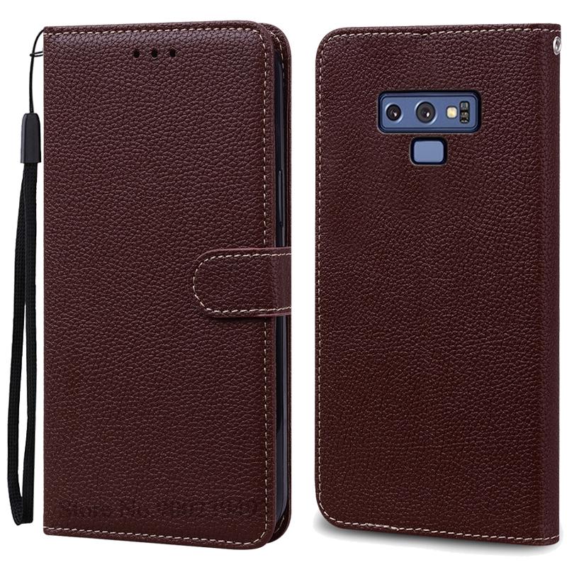 Note 9 Hülle Für Samsung Galaxy Note 9 Hülle N960F N960 Brieftasche Leder Klapphülle Für Samsung Note9 Hülle Buchhülle Coque Fundas For Samsung Note 9 kaffeebraun