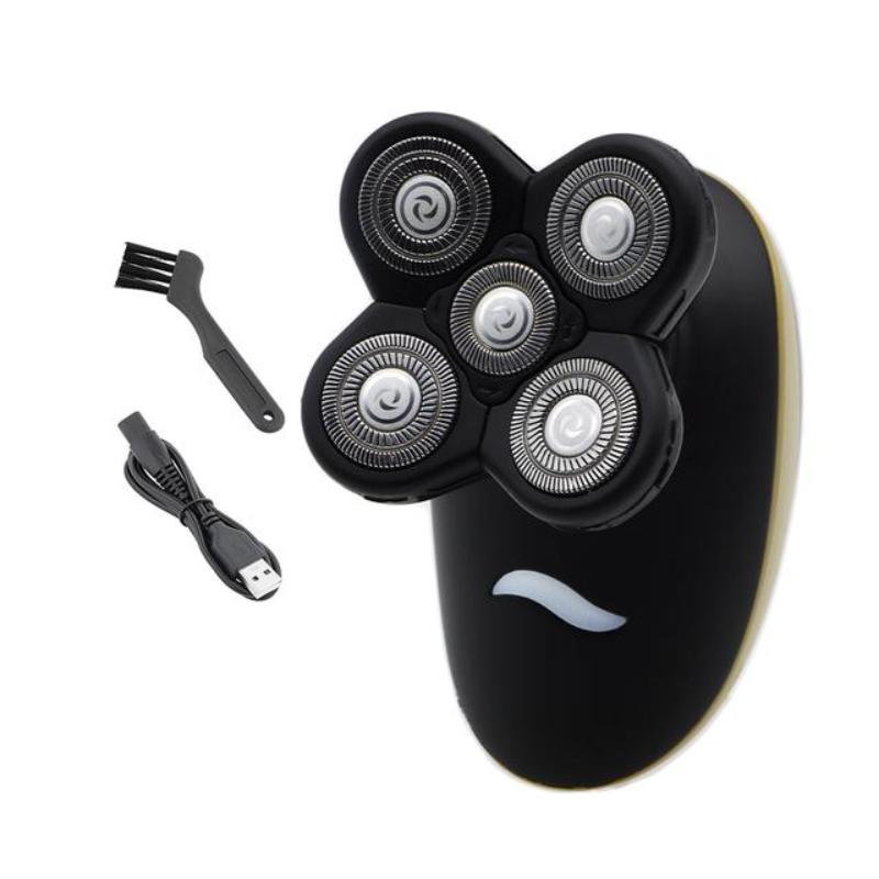 Elektrorasierer, wiederaufladbar, Rasierer für Glatzen, Bartschneider, multifunktionales Pflegeset, Elektrorasierer, Nass- und Trockenrasierer für Männer Standard Edition