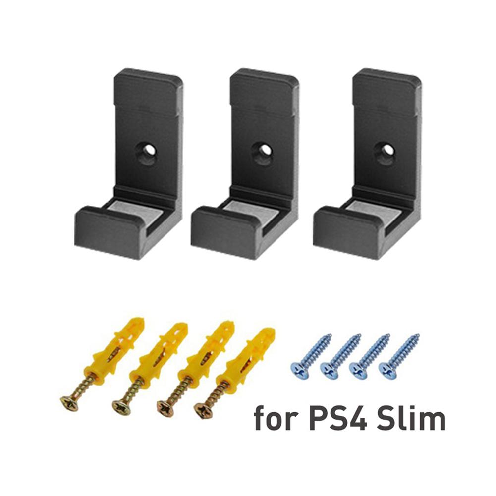 Wandhalterung für PS4 Konsole Halterung für PlayStation 4 Aufbewahrungsständer Host-Rack Hakenbasis für PS4 Pro/Slim Zubehör PS4 Slim