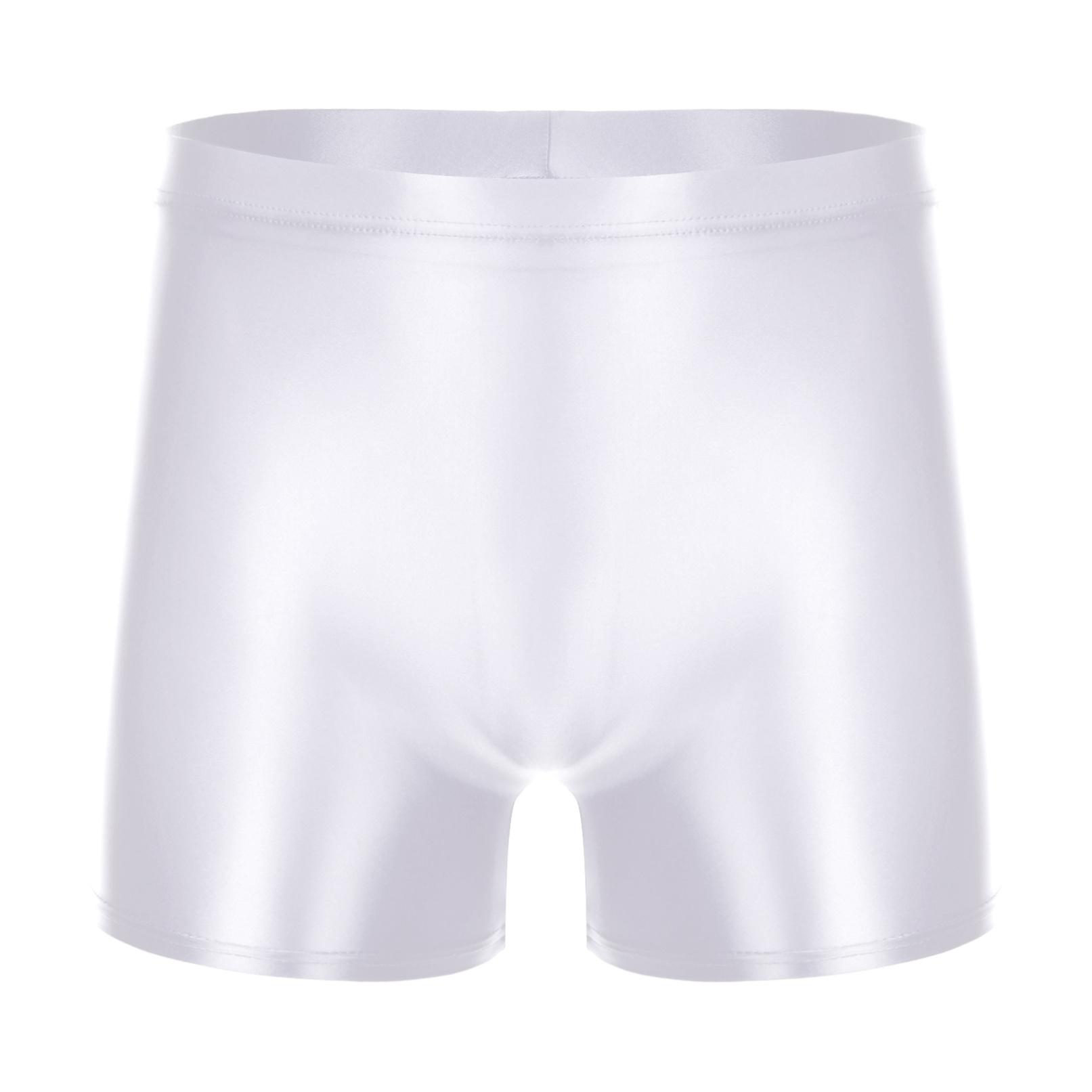 Ultradünne, bequeme Boxershorts, Badehose, Unterwäsche, Strandbekleidung, Sport-Badehose für Herren XL weiß