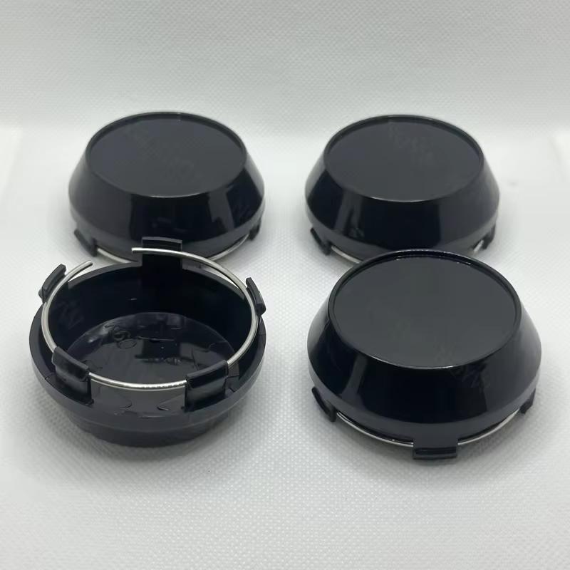 4 Teile/satz 60mm Auto Rad Mitte Kappe Felge Hub Caps Staubdicht Abdeckung Räder Auto Reifen Felgen Zubehör schwarz