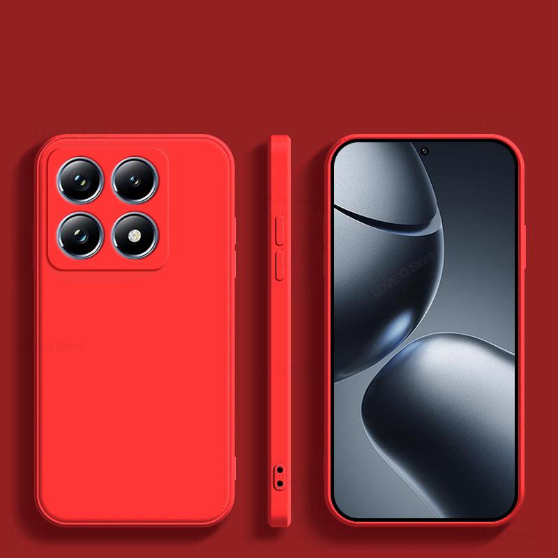 Für Für Xiaomi 14T Pro Hülle Flüssigsilikon Handyhüllen Für Xiaomi Mi 14T Mi14T Pro Mi 14 T Pro Stoßfeste Schutzhülle Xiaomi 14T