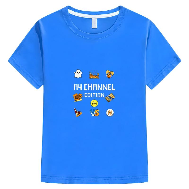 Cartoon Merch A4 Lamba Junge Mädchen T-Shirt Sommer 100 % Baumwolle Kinder Vlad A4 Papier Cartoon Kurzarm y2k Kinderkleidung einteilig 150