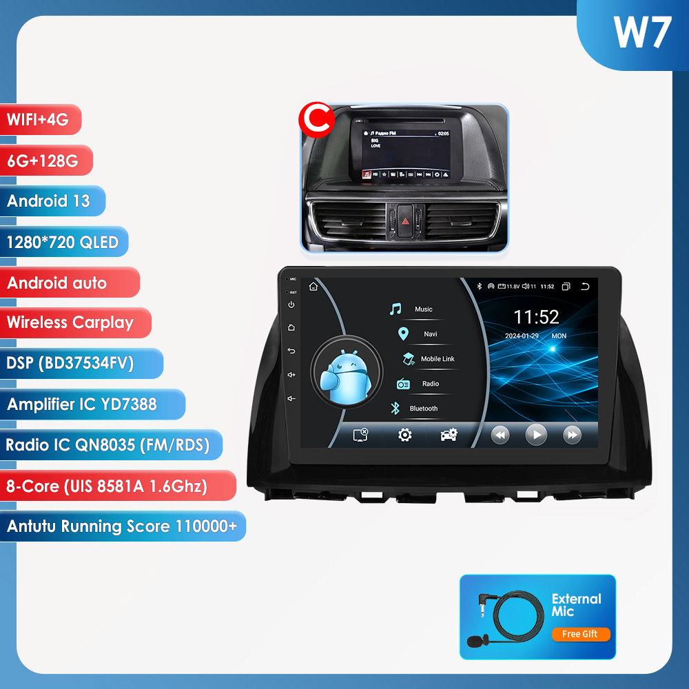 Hizpo Für Mazda CX5 CX-5 CX 5 2012 - 2015 Autoradio Multimedia Video Player Navigation Android 10 Kein 2DIN 2 DIN Carplay 4G-LTE RDS Intelligenter DVR DAB W7 C 8Core 6G 128G