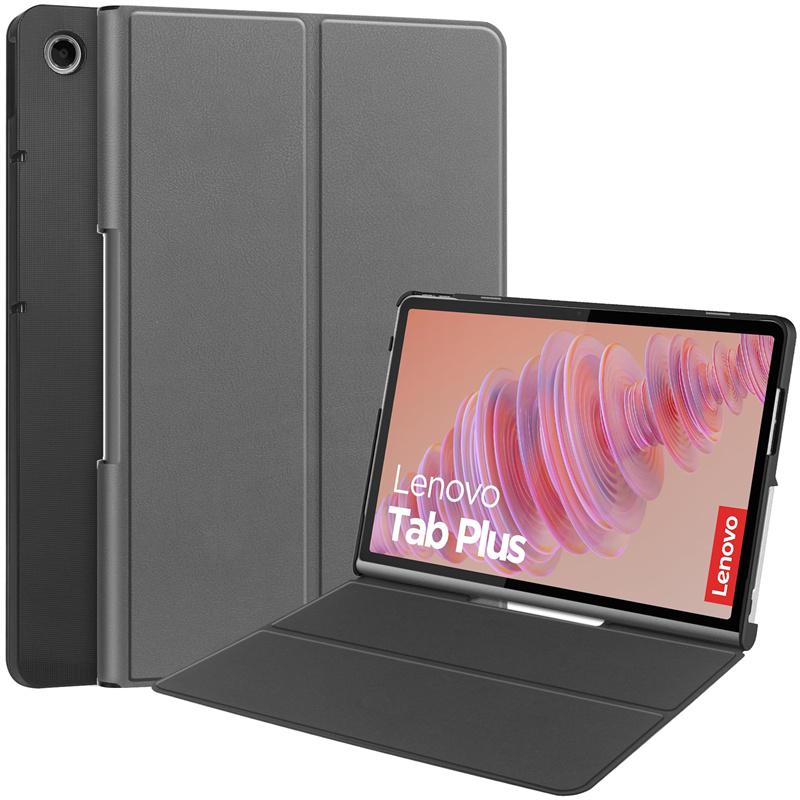 Für Lenovo Tab Plus 2024 Fall 11,5  Süße Farbe PU Leder Flip Stand Abdeckung Für Lenovo tb351fu Xiaoxin Pad Studio Fall Abdeckung Kinder Lenovo Tab Plus 2024 graue