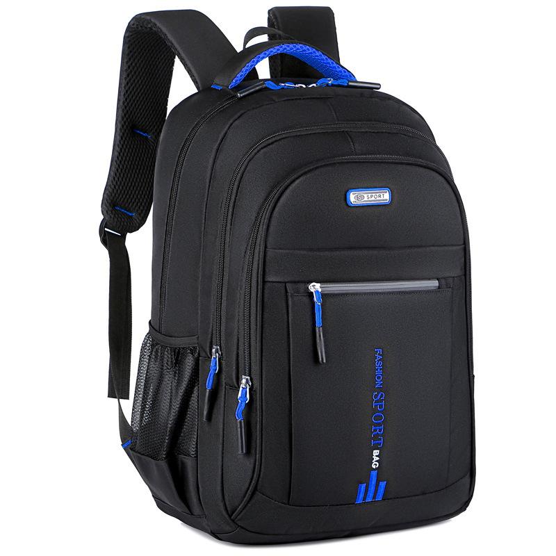 Herren Rucksäcke Wasserdichter Rucksack Business Computer Tasche Lässiger Reiserucksack Schüler Schultasche One Size blau