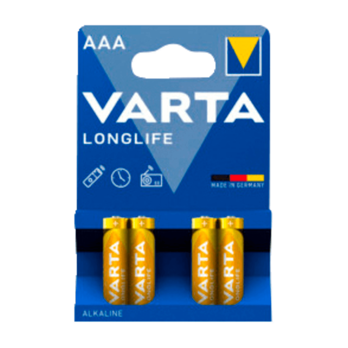 Varta Batterien Longlife AAA 1,5V LR03 4 Stück